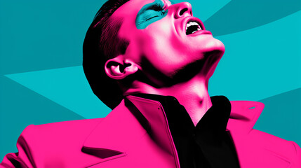 Navigating the Decades with Pop Art Brilliance, ZBrush Wizardry, and Layered Composition, Unveiling...