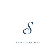 Fototapeta premium S letter logo design for fashion and beauty and spa company. S letter vector icon. S logo, S