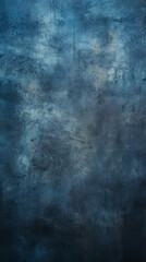 Obraz na płótnie Canvas background image of texture plaster on the wall in dark blue black tones in grunge style created with Generative Ai