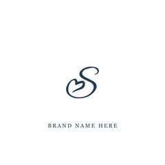 S letter logo design for fashion and beauty and spa company. S letter vector icon. S logo, S