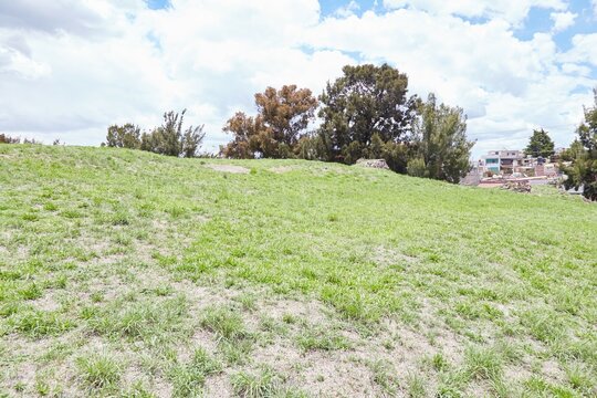 The former Aztec spa, garden and royal palace of Texcotzingo, located in Mexico State