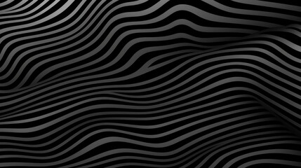 Wavy black and gray lines forming a solid three-dimensional texture