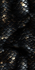 dark snake skin created with Generative Ai