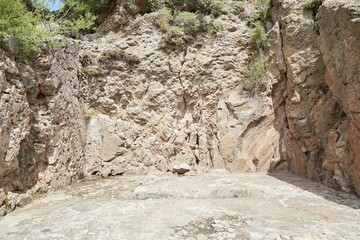 The former Aztec spa, garden and royal palace of Texcotzingo, located in Mexico State