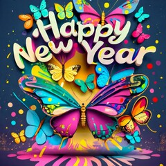 Happy New Year, New Year 2024, Celebrating New Year 2024