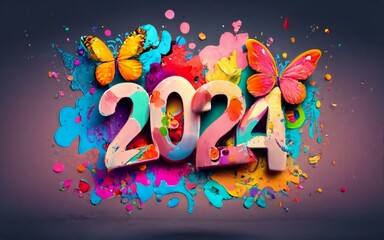 Happy New Year, New Year 2024, Celebrating New Year 2024
