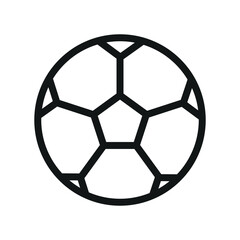 Ikona piłki nożnej. 