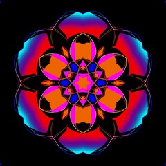 abstract flower