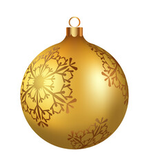 Christmas Decoration Golden Glass Ball
