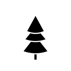Christmas tree glyph icon