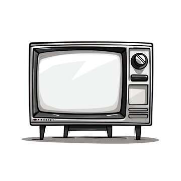 a cartoon of a television