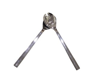 Fork Salad Spoon salad bowl in steel-