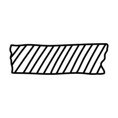 washi tape strips with various cute design