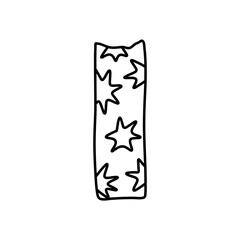 washi tape strips with various cute design