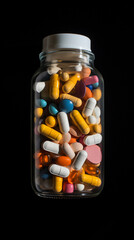 image of prescription pills created with Generative Ai