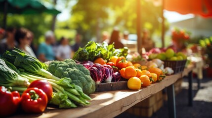 a group of people standing in front of a table with a plate of food and a plate of food on it.
