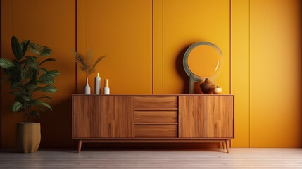 Modern interior design furniture. Generative Ai