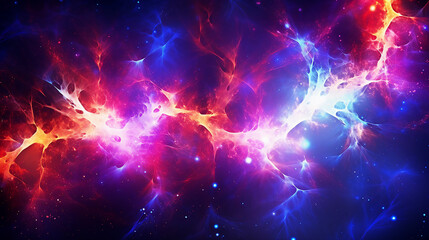 Fototapeta premium Vibrant Electric Sparks Creating Dynamic Patterns Background