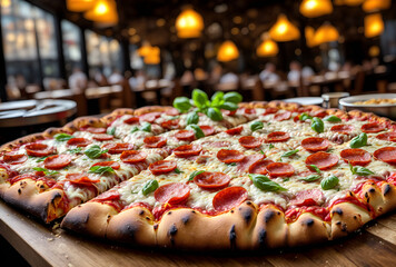 pizza with tomatoes