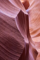 Obraz premium The incredible Lower Antelope Canyon, a popular slot canyon in Page, Arizona