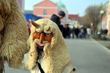 Buso walking mask(s) close up photography.