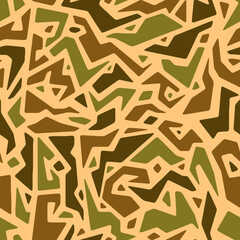 Full seamless vintage shapes pattern vector for decoration. Texture design for textile fabric printing and wallpaper. For fashion and home design.