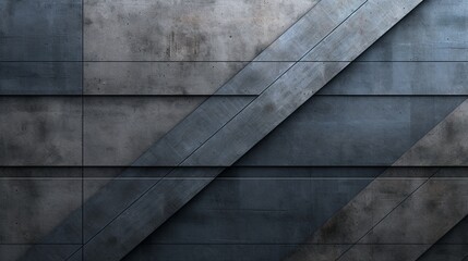a symphony of lines and textures unfolds as contrast material geometric stripes seamlessly integrate with the roughness of an old concrete wall. Old wall concrete texture. - obrazy, fototapety, plakaty