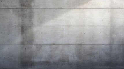 Light and shadows play harmoniously on the textured canvas of an old concrete wall adorned with contrast material geometric stripes - obrazy, fototapety, plakaty