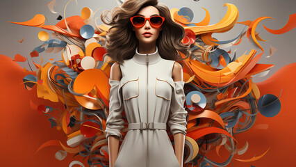 
"Modern Fashion Elegance: A Glimpse into Contemporary Style"