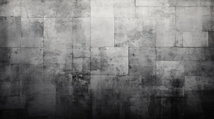 the essence of an old wall's texture, displaying abstract grey designs in dark black and gray. The...