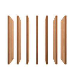 Collection of wooden planks PNG transparent