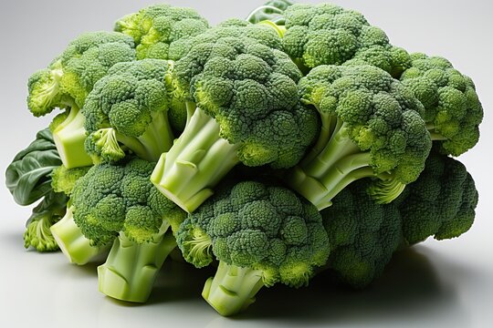 Vegetable Elegance Realistic Image of Tree Shaped Fresh Broccoli for Food Enthusiasts Generative AI