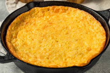 Thanksgiving Corn Bread Casserole Pudding