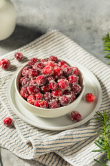 Organic Homemade Sugared Sweet Cranberries