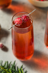 Boozy Bubbly Refreshing Cranberry Mimosa