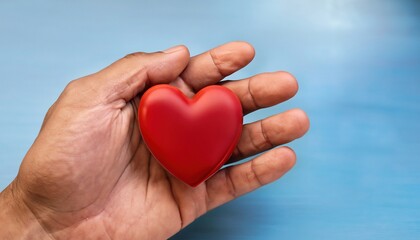 heart in hand, healthy red heart, hands holding red heart, health care, love, organ donation, mindfulness, wellbeing, CSR concept, world heart day, world health day, world mental health day