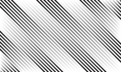 abstract black white gradient diagonal lines stripe pattern.