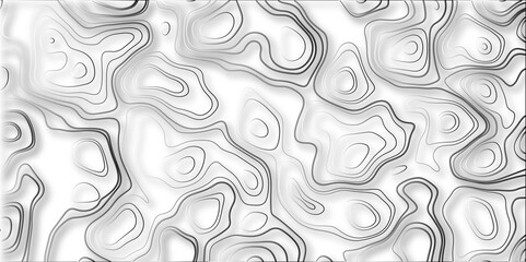 Sea depth topographic landscape surface for nautical radar reading. Topography grid map. Stylized topographic contour map. Cartography mountain relief. Abstract lines or wavy backdrop background.	
