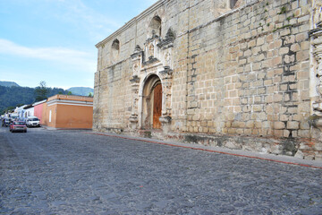 Fachada de las Ruinas de Santa Clara. Antigua Guatemala.