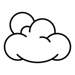 Cloud icon design, illustration design