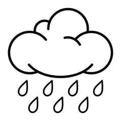 Cloud icon design, illustration design