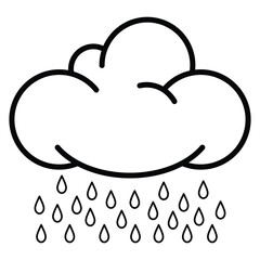 Cloud icon design, illustration design