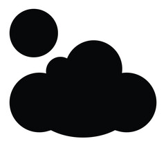 Cloud icon design, illustration design