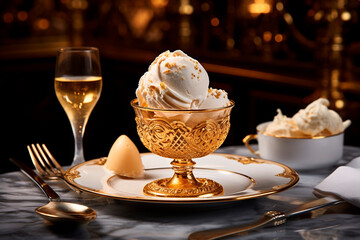 Golden Opulence - most expensive ice cream.