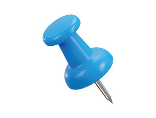 pushpin icon 3d rendering vector illustration