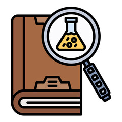 Science Research Flat Multicolor Icon