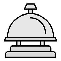 Bell Flat Multicolor Icon