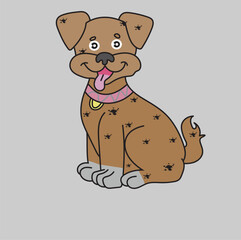 Dog vector Art lllustrator