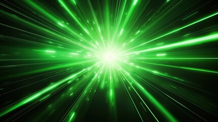 Obraz premium Futuristic green neon background