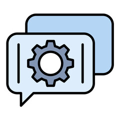 Project Consultant Flat Multicolor Icon